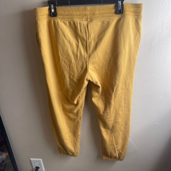 Disney Women's Medium Winnie The Pooh Mustard Yellow Jogger Sweatpants Z - Picture 9 of 9